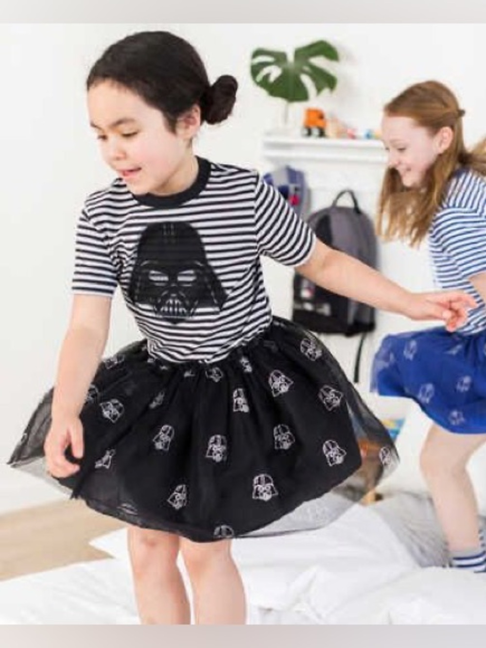 Hanna Andersson Disney Star Wars Darth Vader Black Tulle Skirt